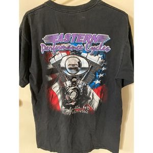 Vintage motorcycle tee eastern performance cycles